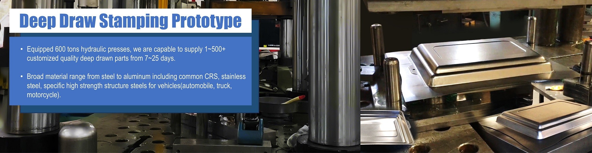 qualité prototype d'estampage de tôle usine
