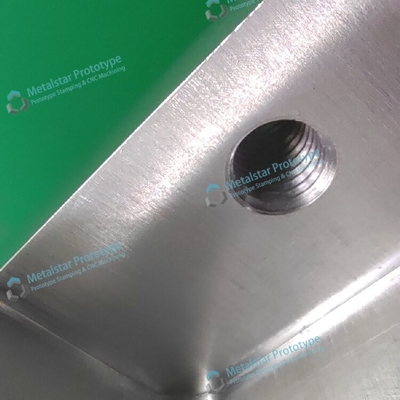 service de prototypage CNC en alliage d'aluminium pour les essais en laboratoire / prototypage rapide de métaux